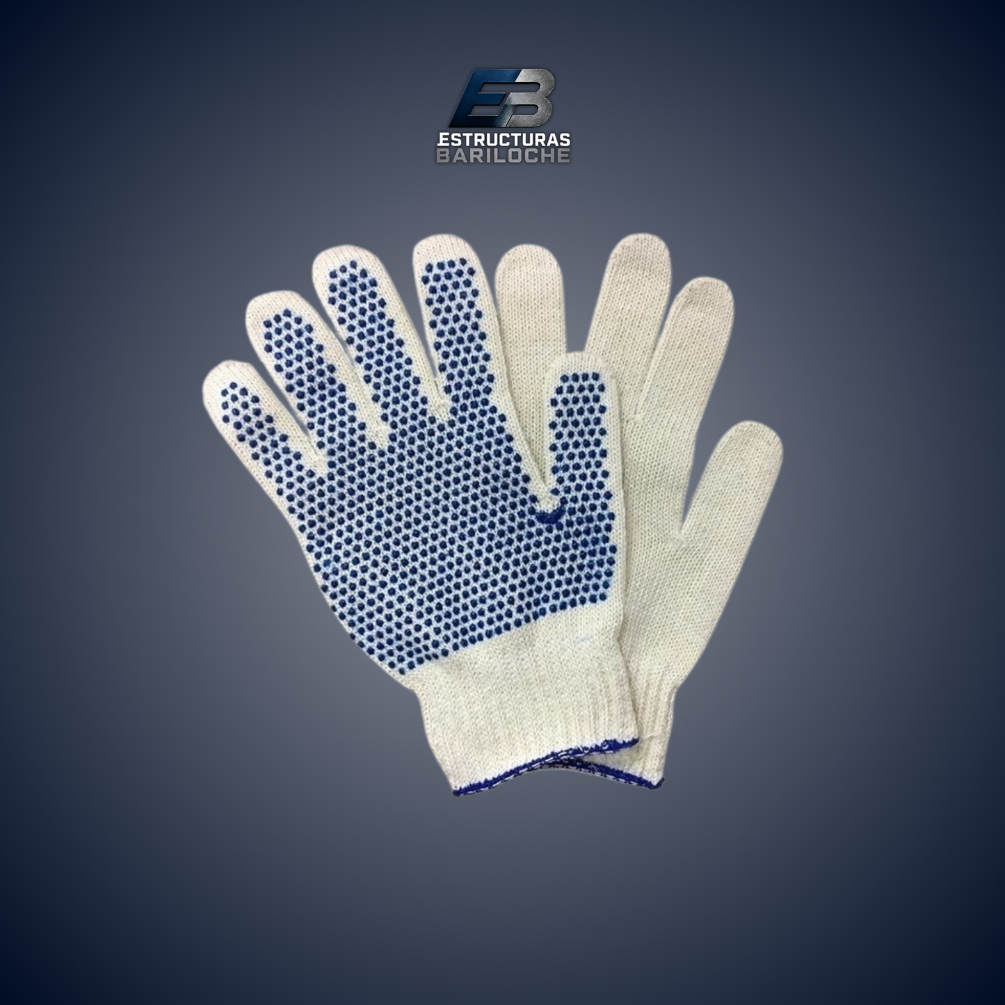 Guantes de Trabajo Moteados (con Puntos de PVC)