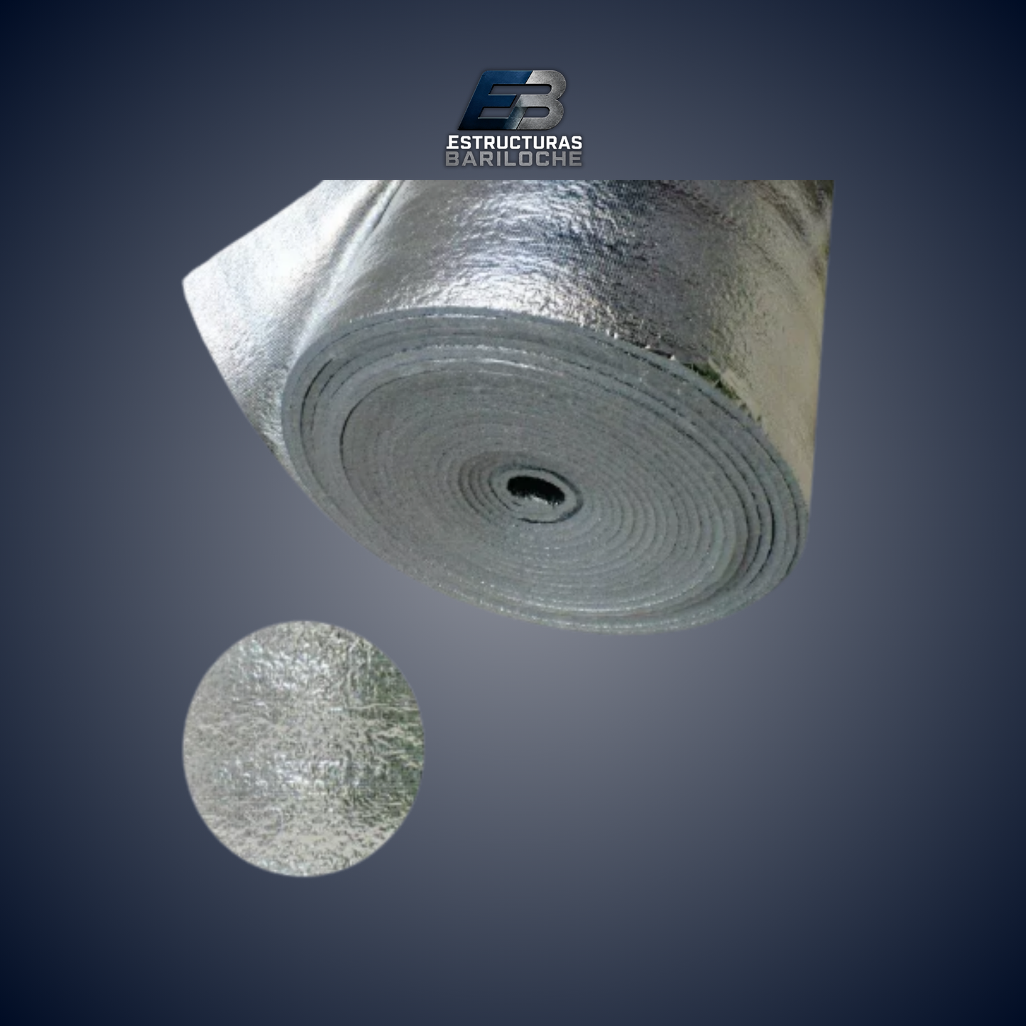 Rollo Aislante Doble Aluminio 10 de Densidad x 20 m
