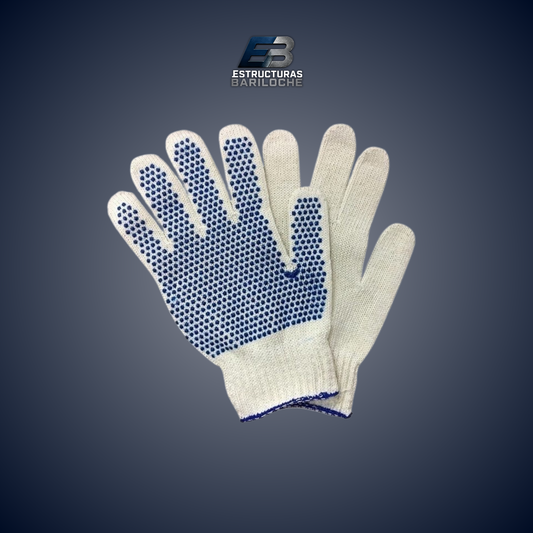 Guantes de Trabajo Moteados (con Puntos de PVC)