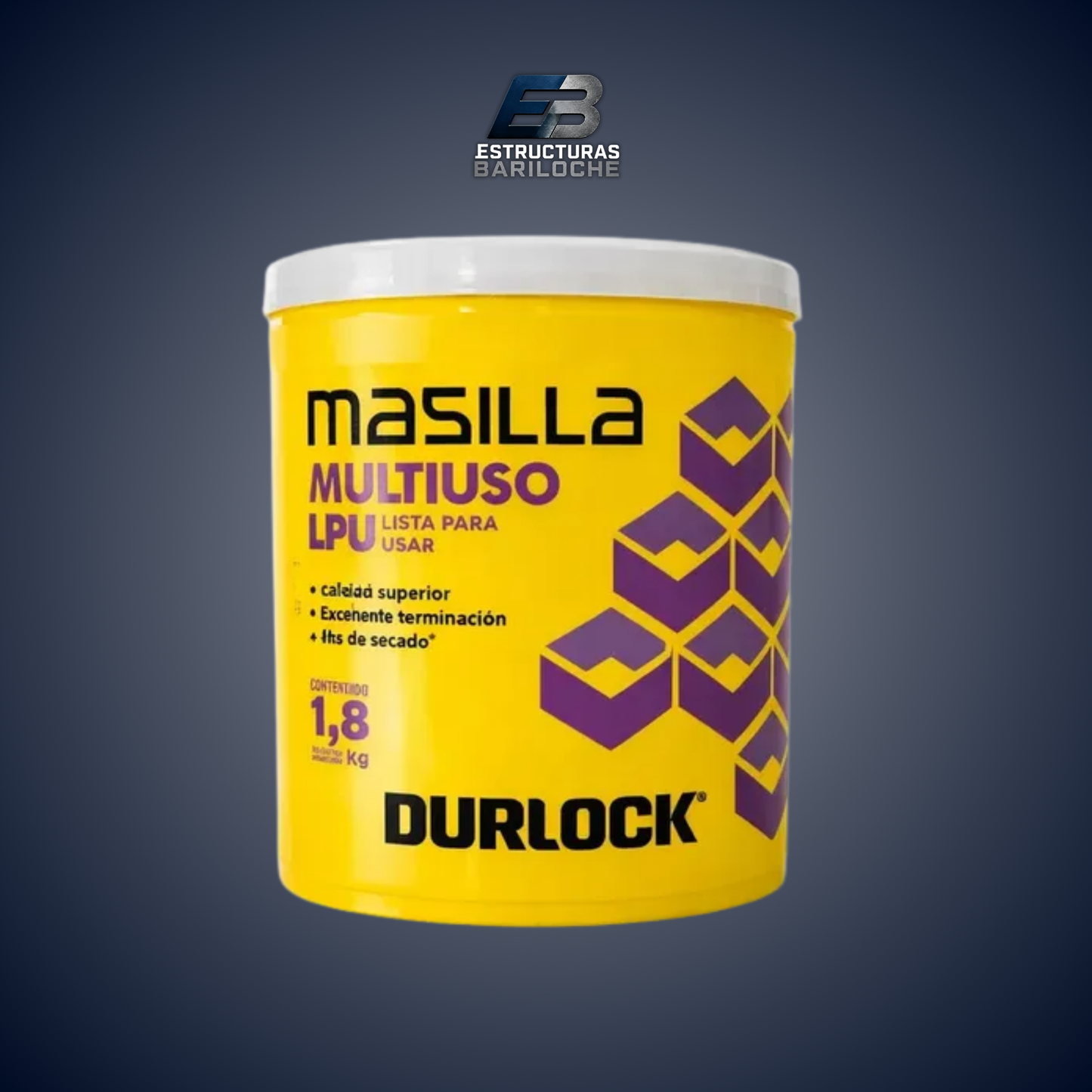 Masilla Lista para Juntas Durlock x 1,8 kg