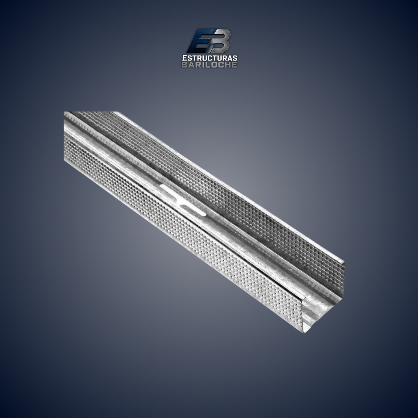 Solera Galvanizada 35 mm x 2,60 m para Perfilería en Seco (Durlock)