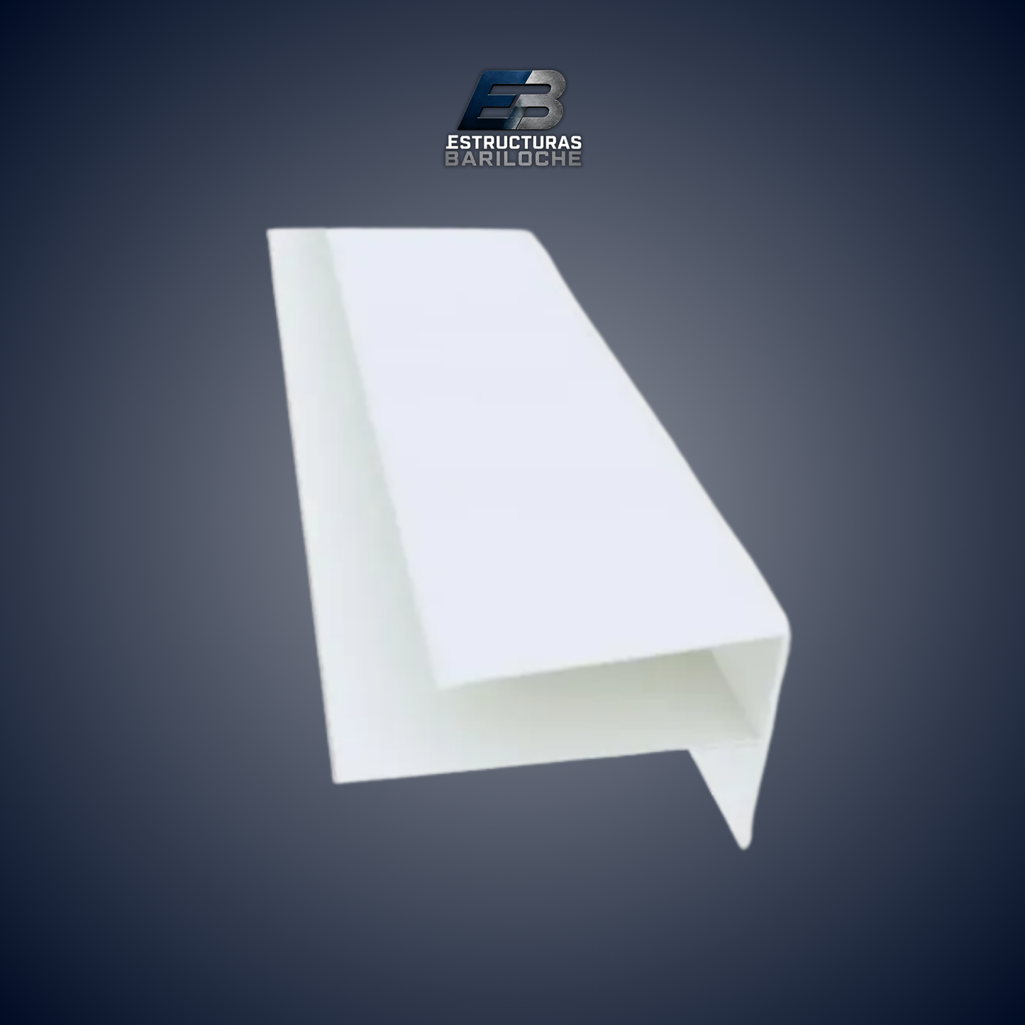 Perfil de Borde "F" y "J" PVC x 6 mt para Terminación de Revestimientos