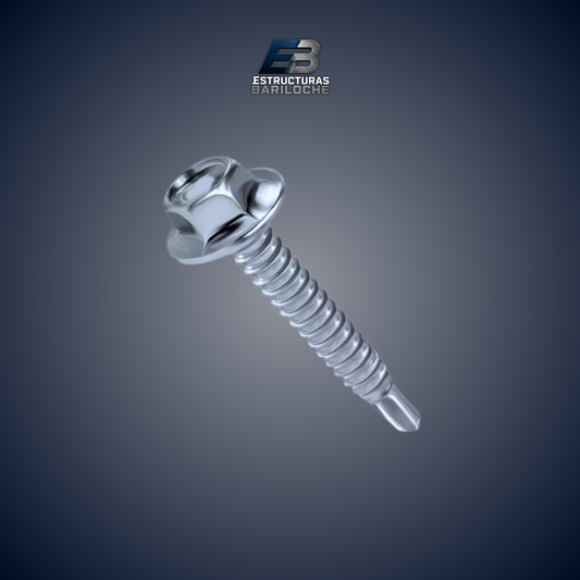 Tornillo Autoperforante Punta Mecha Hexagonal 14 x 1"