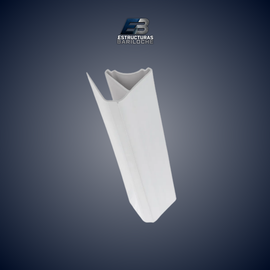 Perfil Moldura PVC x 6 mt para Terminación de Cielorrasos