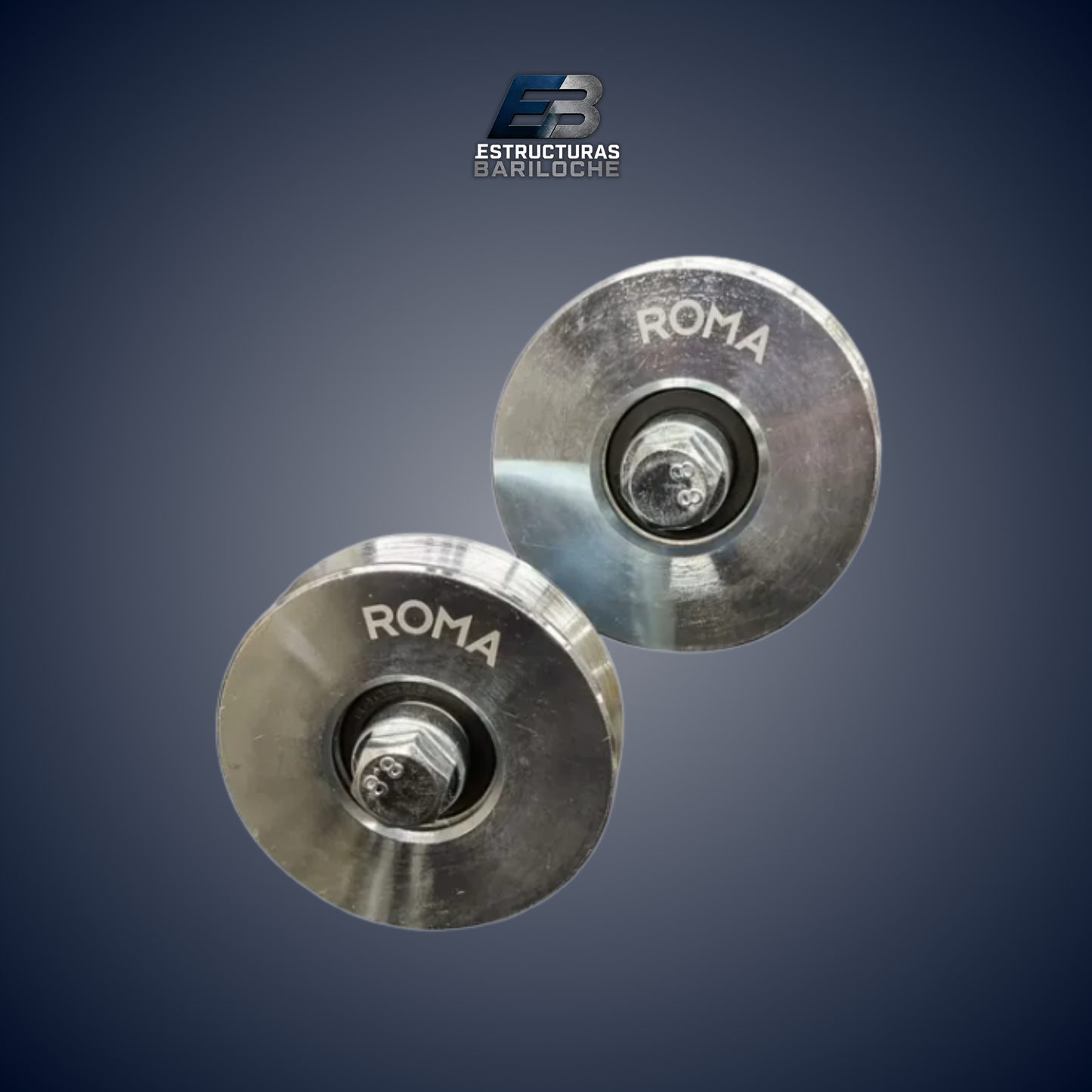 Rueda Metálica 10 cm para Portones Corredizos