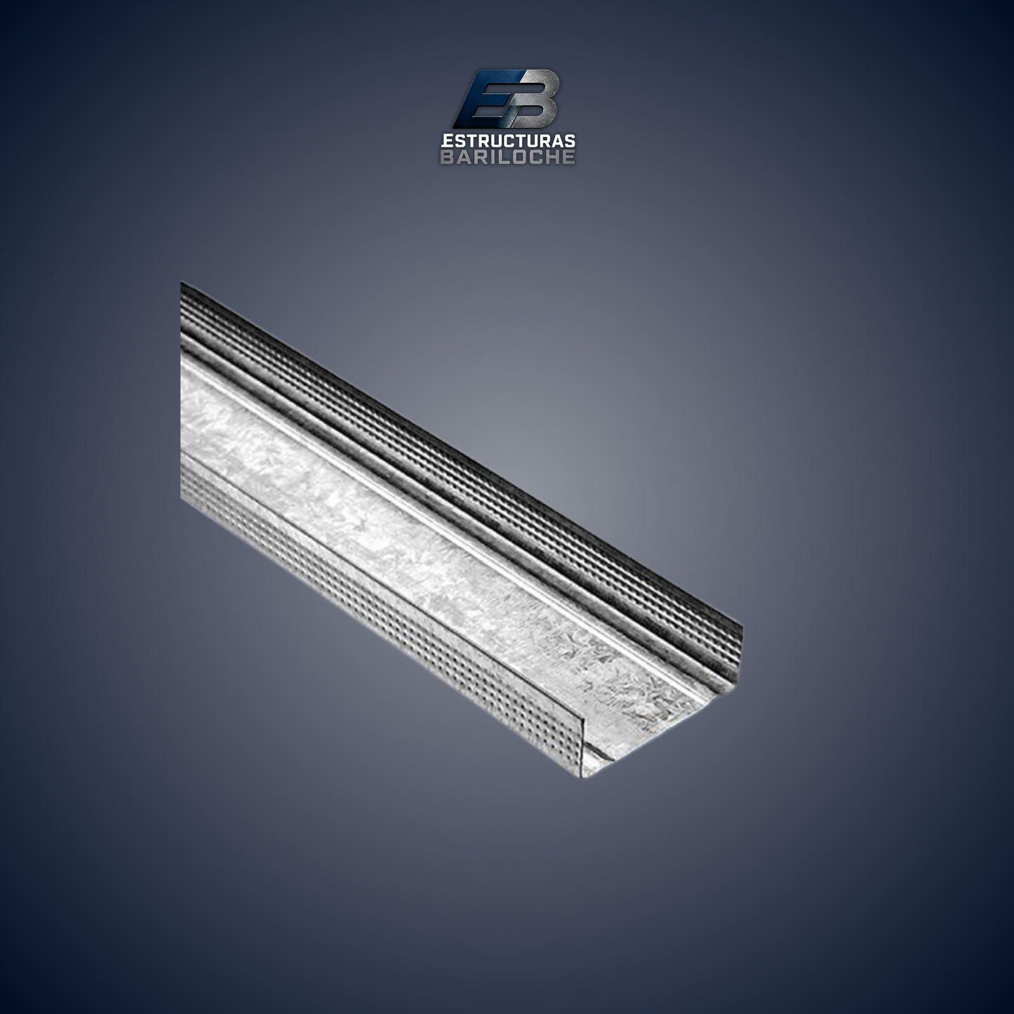 Solera Galvanizada 70 mm x 2,60 m para Perfilería en Seco (Durlock)